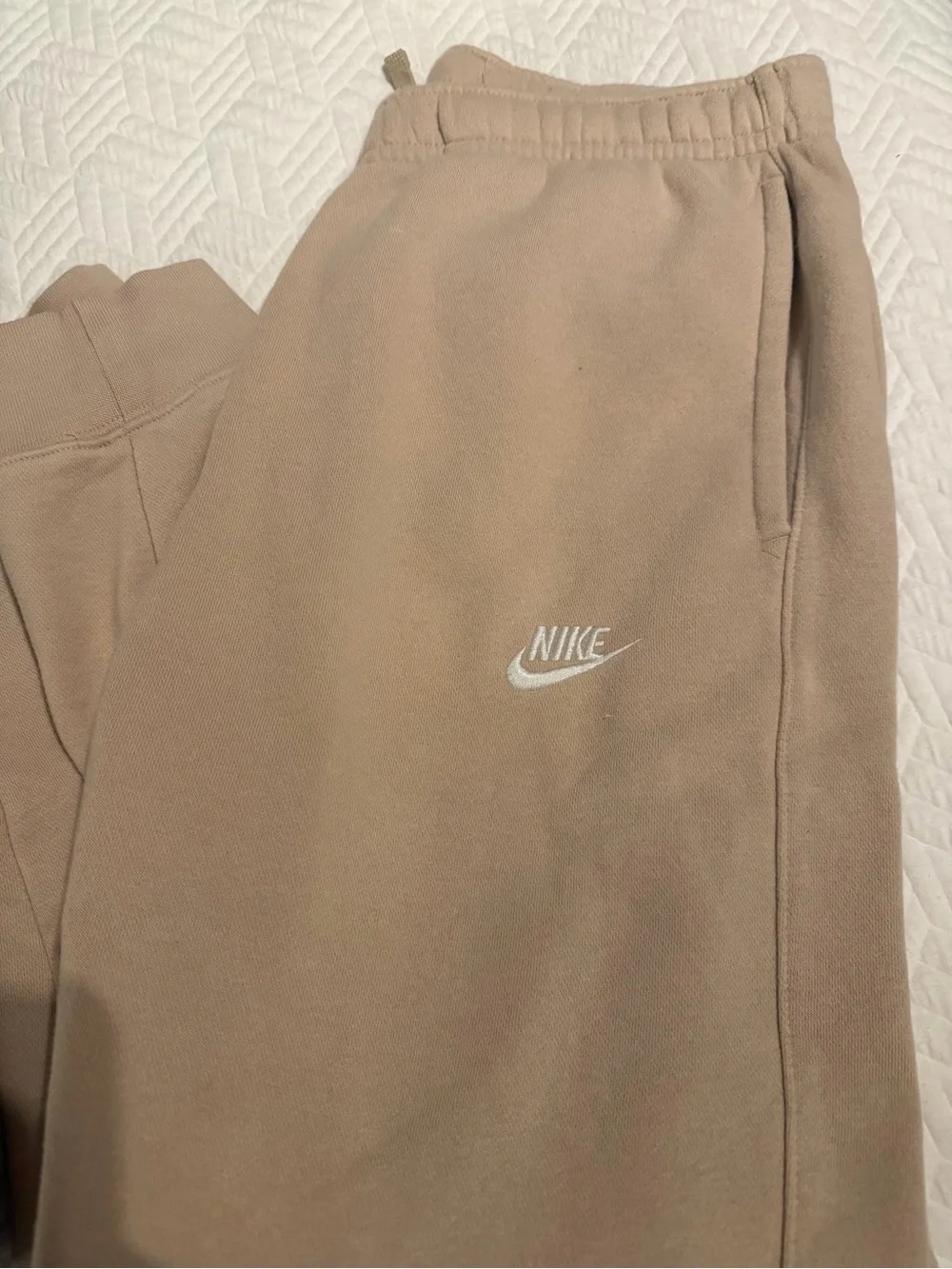 Nike Kids Joggers - Navy & Tan